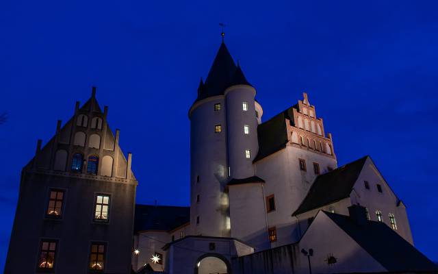 Schloss Schwarzenberg am Abend